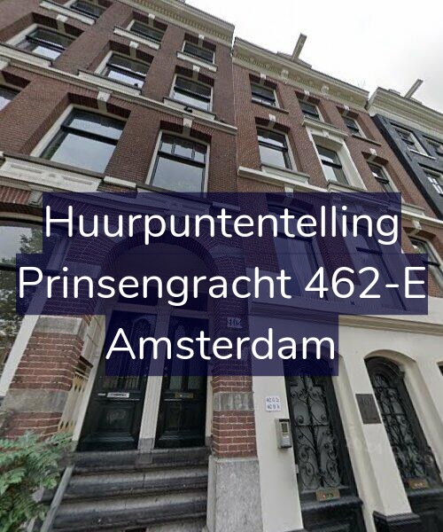 Foto gevel Huurpuntentelling voor Prinsengracht 462-E, Amsterdam