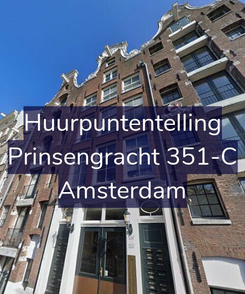 Foto gevel Huurpuntentelling voor Prinsengracht 351-C, Amsterdam