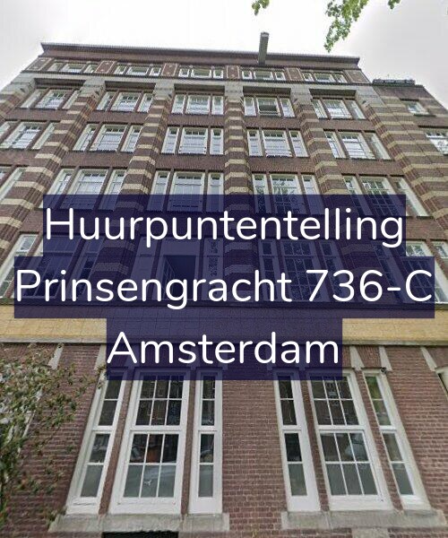 Foto gevel Huurpuntentelling voor Prinsengracht 736-C, Amsterdam