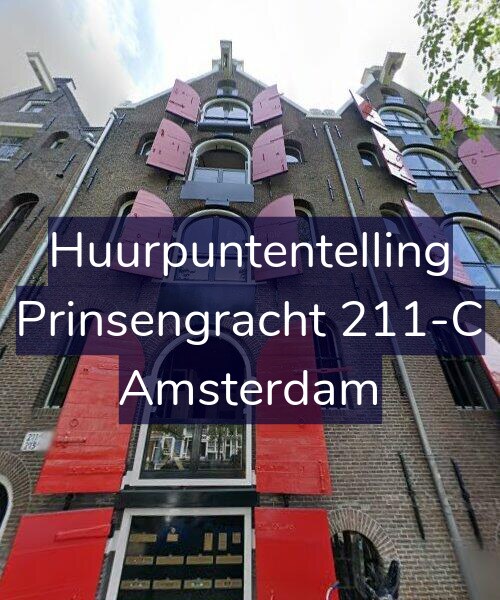 Foto gevel Huurpuntentelling voor Prinsengracht 211-C, Amsterdam