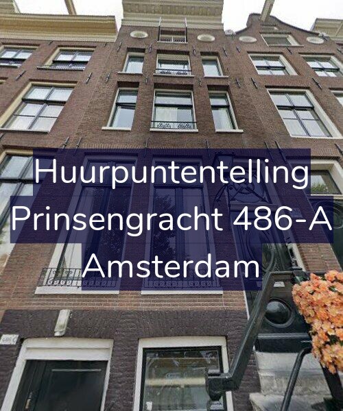 Foto gevel Huurpuntentelling voor Prinsengracht 486-A, Amsterdam