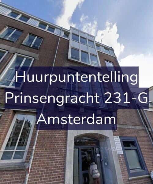 Foto gevel Huurpuntentelling voor Prinsengracht 231-G, Amsterdam