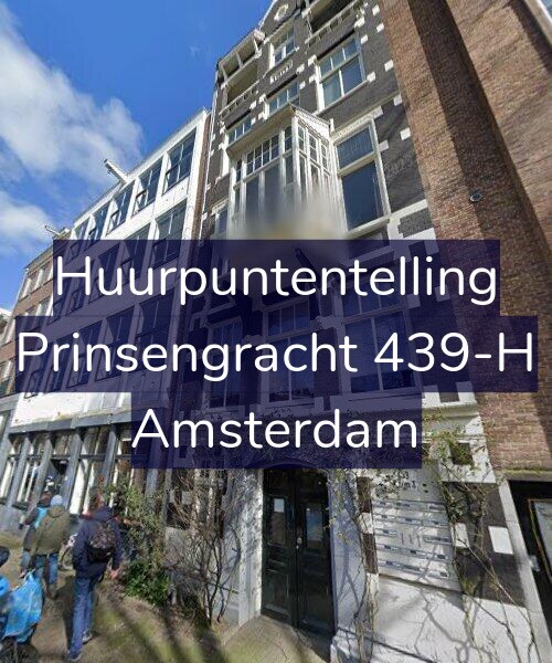 Foto gevel Huurpuntentelling voor Prinsengracht 439-H, Amsterdam