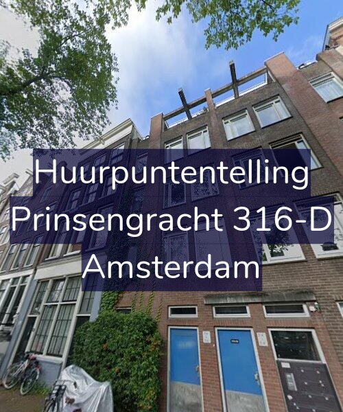 Foto gevel Huurpuntentelling voor Prinsengracht 316-D, Amsterdam