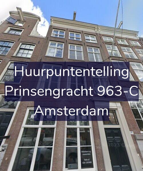 Foto gevel Huurpuntentelling voor Prinsengracht 963-C, Amsterdam