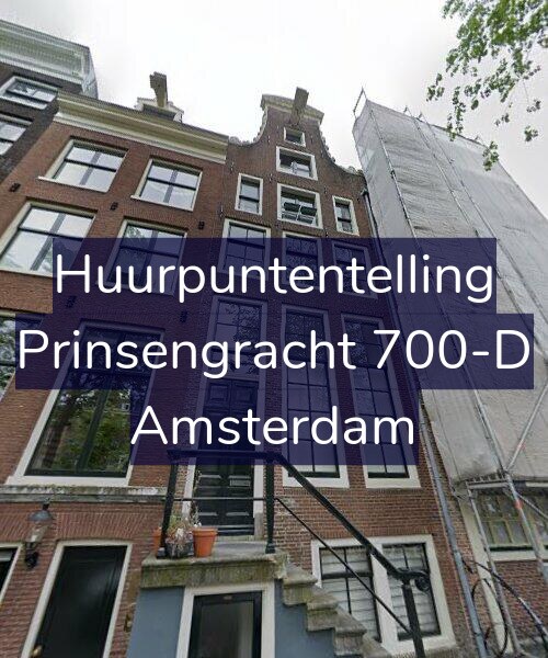 Foto gevel Huurpuntentelling voor Prinsengracht 700-D, Amsterdam