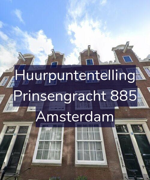 Foto gevel Huurpuntentelling voor Prinsengracht 885, Amsterdam
