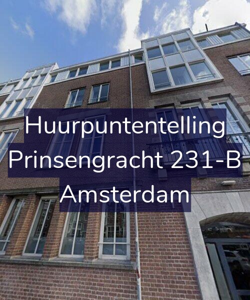 Foto gevel Huurpuntentelling voor Prinsengracht 231-B, Amsterdam