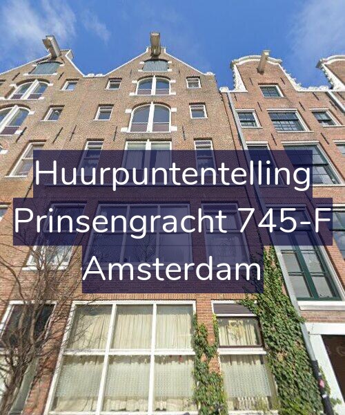 Foto gevel Huurpuntentelling voor Prinsengracht 745-F, Amsterdam