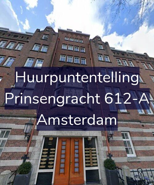 Foto gevel Huurpuntentelling voor Prinsengracht 612-A, Amsterdam