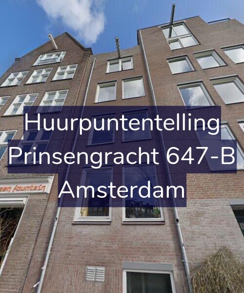 Foto gevel Huurpuntentelling voor Prinsengracht 647-B, Amsterdam