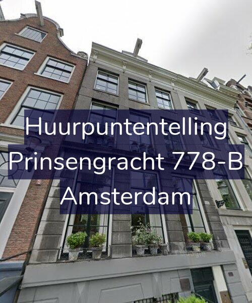 Foto gevel Huurpuntentelling voor Prinsengracht 778-B, Amsterdam