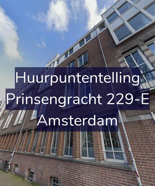 Foto gevel Huurpuntentelling voor Prinsengracht 229-E, Amsterdam