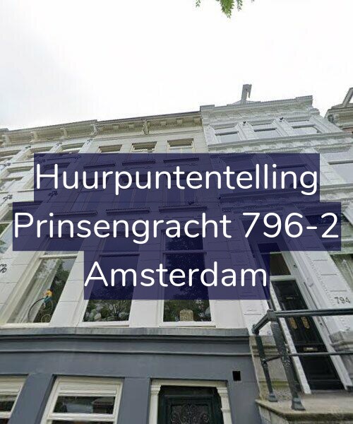 Foto gevel Huurpuntentelling voor Prinsengracht 796-2, Amsterdam
