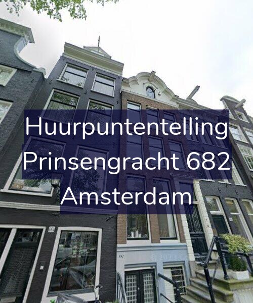 Foto gevel Huurpuntentelling voor Prinsengracht 682, Amsterdam