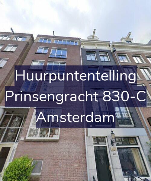 Foto gevel Huurpuntentelling voor Prinsengracht 830-C, Amsterdam