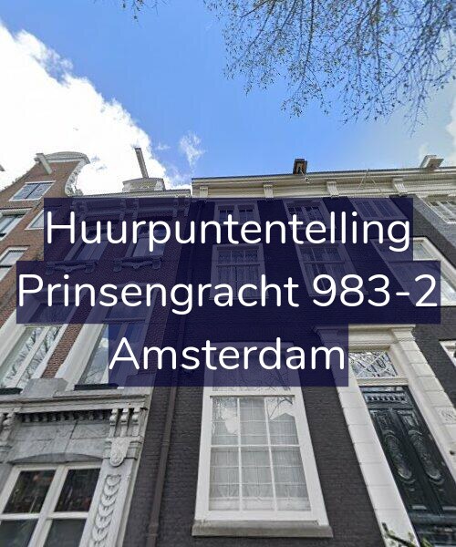Foto gevel Huurpuntentelling voor Prinsengracht 983-2, Amsterdam