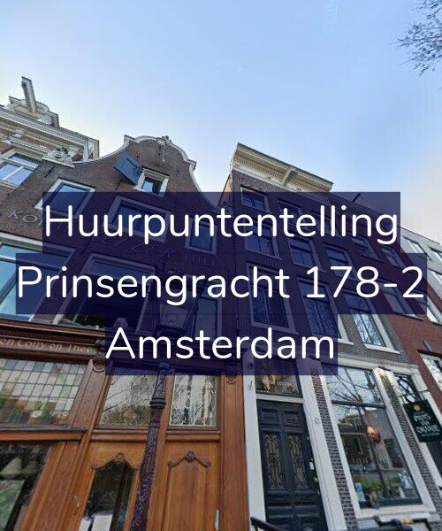 Foto gevel Huurpuntentelling voor Prinsengracht 178-2, Amsterdam