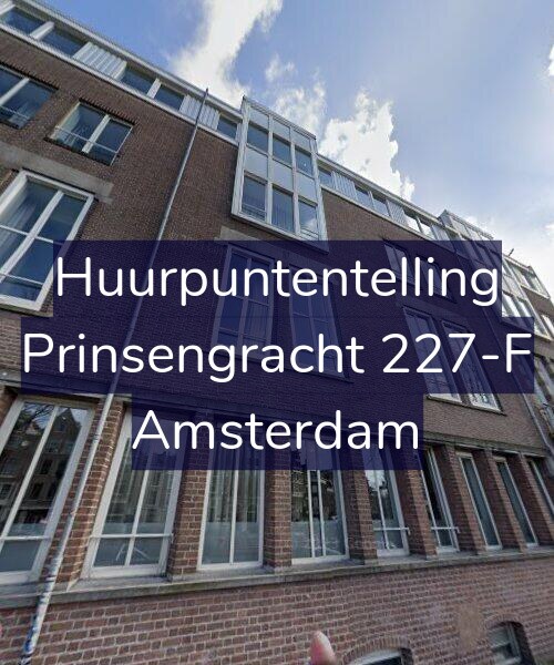 Foto gevel Huurpuntentelling voor Prinsengracht 227-F, Amsterdam