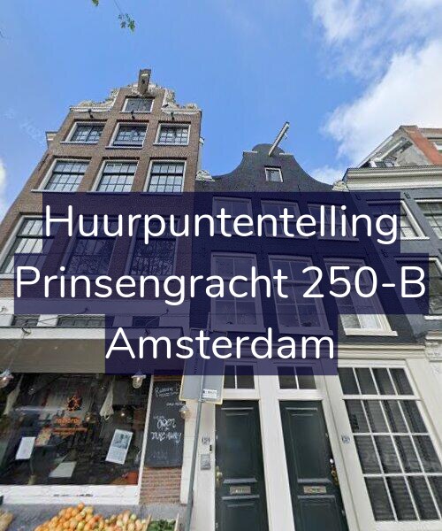 Foto gevel Huurpuntentelling voor Prinsengracht 250-B, Amsterdam