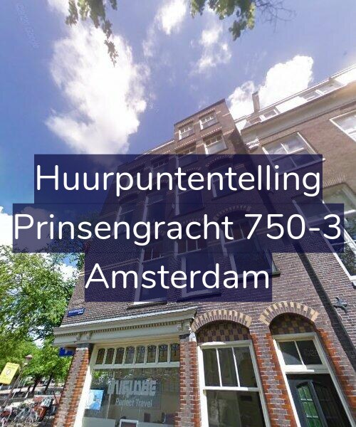 Foto gevel Huurpuntentelling voor Prinsengracht 750-3, Amsterdam