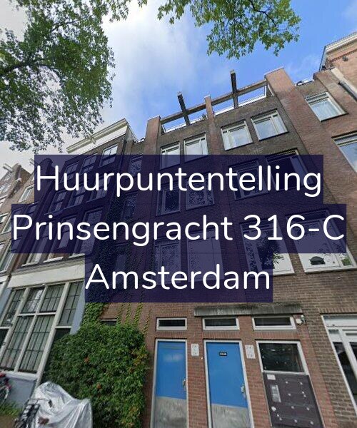 Foto gevel Huurpuntentelling voor Prinsengracht 316-C, Amsterdam