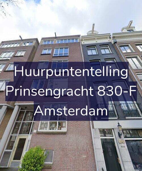 Foto gevel Huurpuntentelling voor Prinsengracht 830-F, Amsterdam