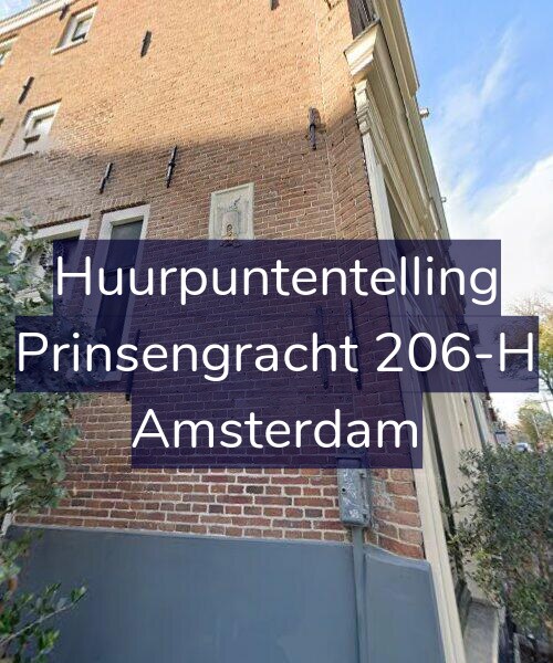 Foto gevel Huurpuntentelling voor Prinsengracht 206-H, Amsterdam