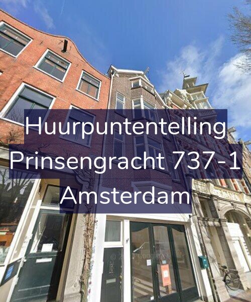 Foto gevel Huurpuntentelling voor Prinsengracht 737-1, Amsterdam