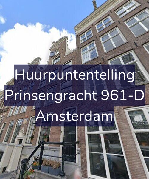 Foto gevel Huurpuntentelling voor Prinsengracht 961-D, Amsterdam
