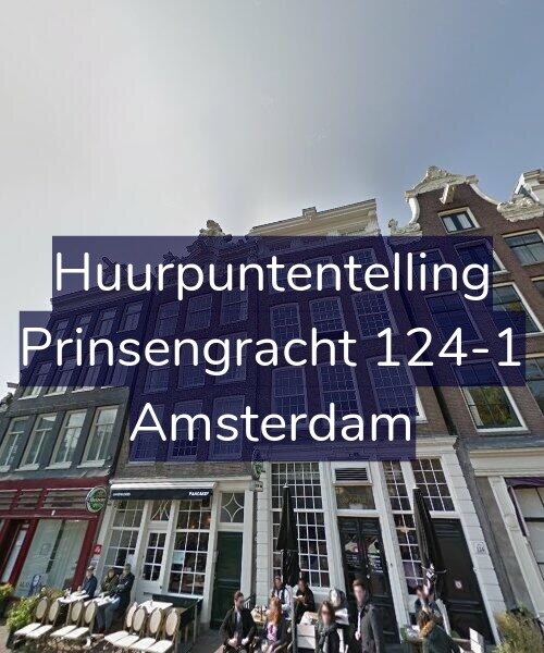 Foto gevel Huurpuntentelling voor Prinsengracht 124-1, Amsterdam