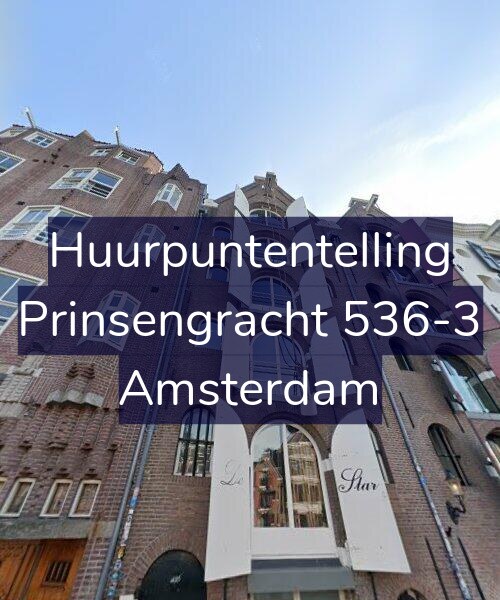 Foto gevel Huurpuntentelling voor Prinsengracht 536-3, Amsterdam