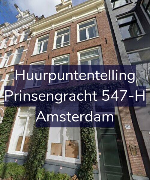 Foto gevel Huurpuntentelling voor Prinsengracht 547-H, Amsterdam