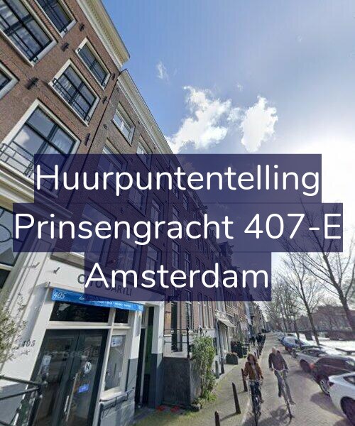 Foto gevel Huurpuntentelling voor Prinsengracht 407-E, Amsterdam