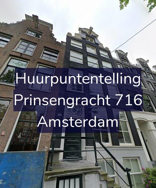 Foto gevel Huurpuntentelling voor Prinsengracht 716, Amsterdam