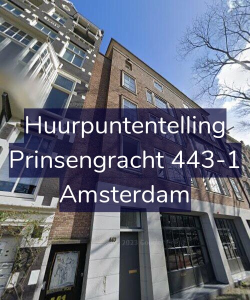 Foto gevel Huurpuntentelling voor Prinsengracht 443-1, Amsterdam