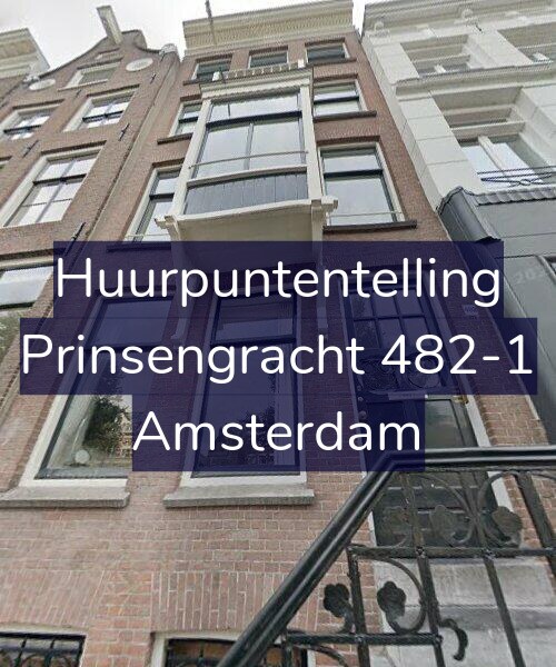 Foto gevel Huurpuntentelling voor Prinsengracht 482-1, Amsterdam