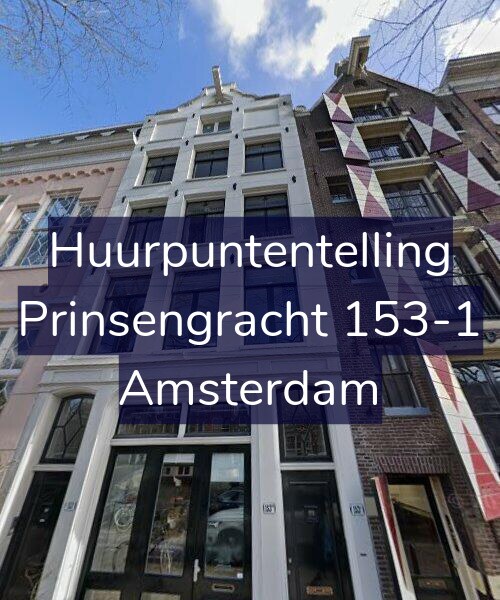 Foto gevel Huurpuntentelling voor Prinsengracht 153-1, Amsterdam