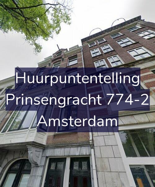 Foto gevel Huurpuntentelling voor Prinsengracht 774-2, Amsterdam