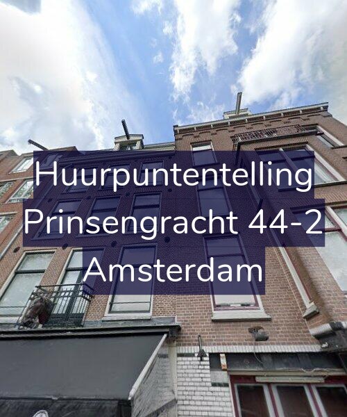 Foto gevel Huurpuntentelling voor Prinsengracht 44-2, Amsterdam