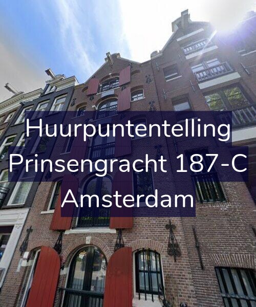Foto gevel Huurpuntentelling voor Prinsengracht 187-C, Amsterdam