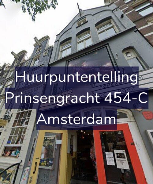 Foto gevel Huurpuntentelling voor Prinsengracht 454-C, Amsterdam