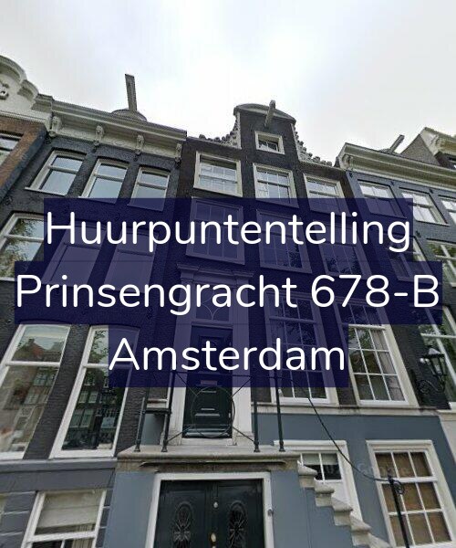 Foto gevel Huurpuntentelling voor Prinsengracht 678-B, Amsterdam