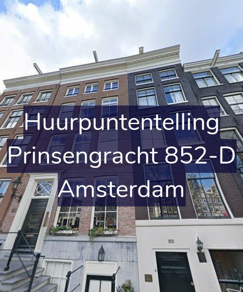 Foto gevel Huurpuntentelling voor Prinsengracht 852-D, Amsterdam