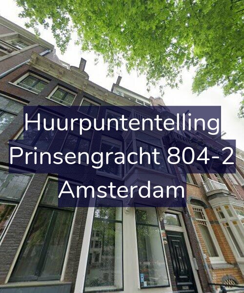 Foto gevel Huurpuntentelling voor Prinsengracht 804-2, Amsterdam