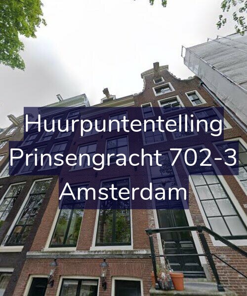Foto gevel Huurpuntentelling voor Prinsengracht 702-3, Amsterdam
