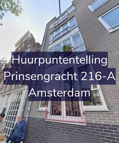 Foto gevel Huurpuntentelling voor Prinsengracht 216-A, Amsterdam