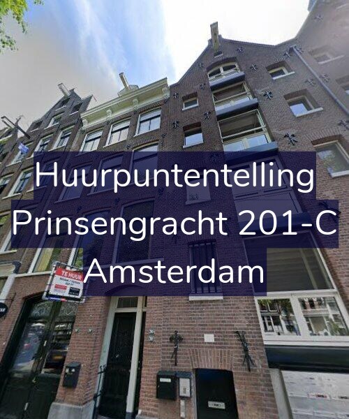 Foto gevel Huurpuntentelling voor Prinsengracht 201-C, Amsterdam