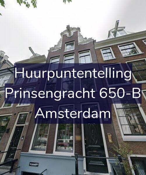 Foto gevel Huurpuntentelling voor Prinsengracht 650-B, Amsterdam