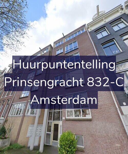 Foto gevel Huurpuntentelling voor Prinsengracht 832-C, Amsterdam